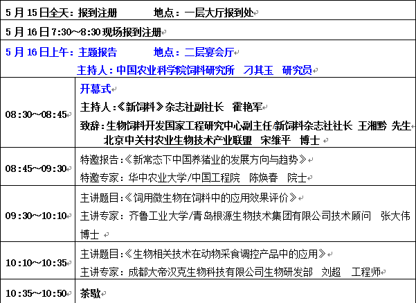 2015中國(guó)畜牧生物科技大會(huì)