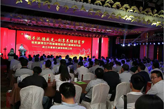 熱烈祝賀“沃德威先-美系種豬生產性能暨基因推介新聞發布會”成功舉辦